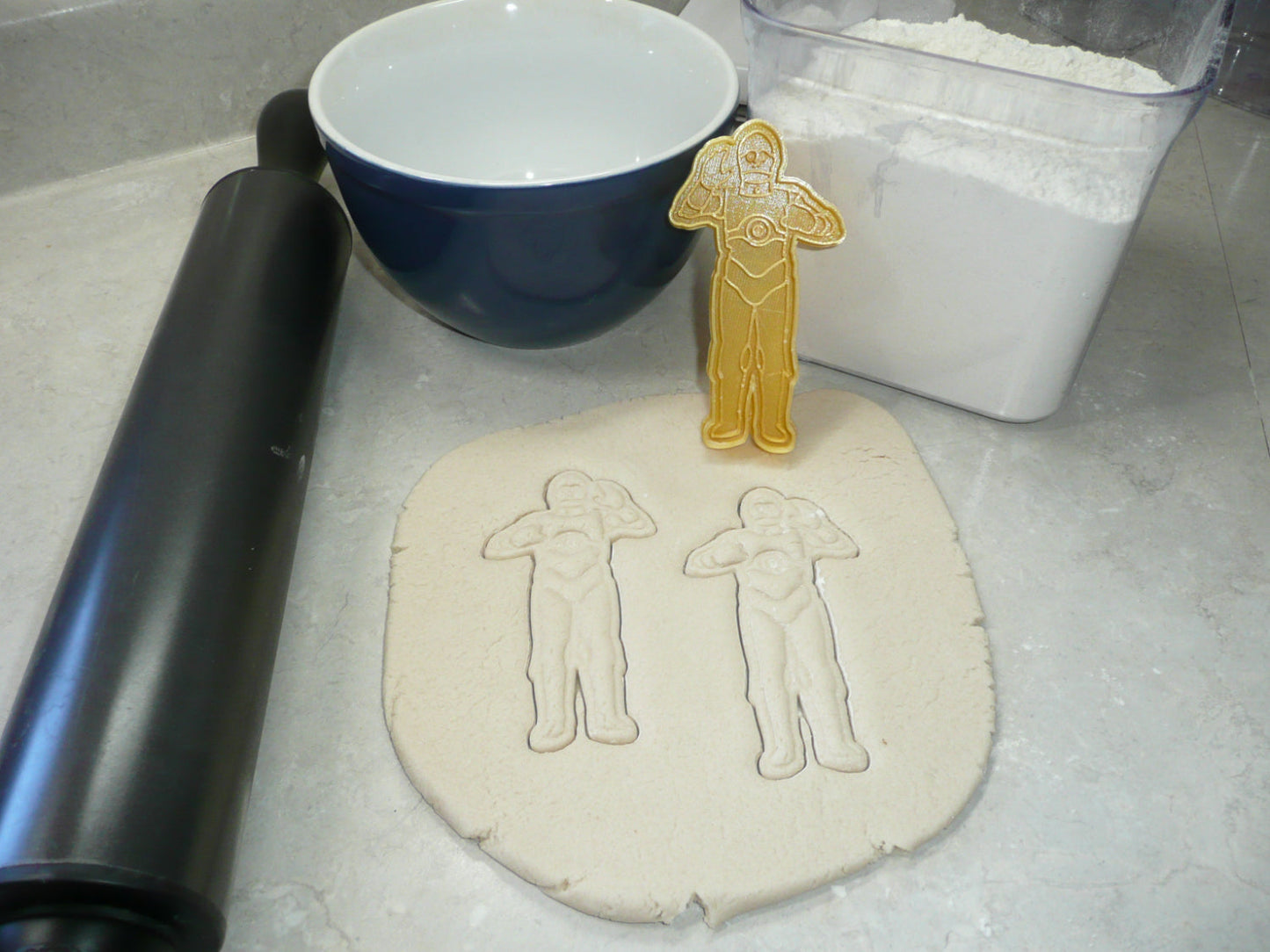 C-3PO Droid Star Wars Movie Character Cookie Cutter Made In USA PR750