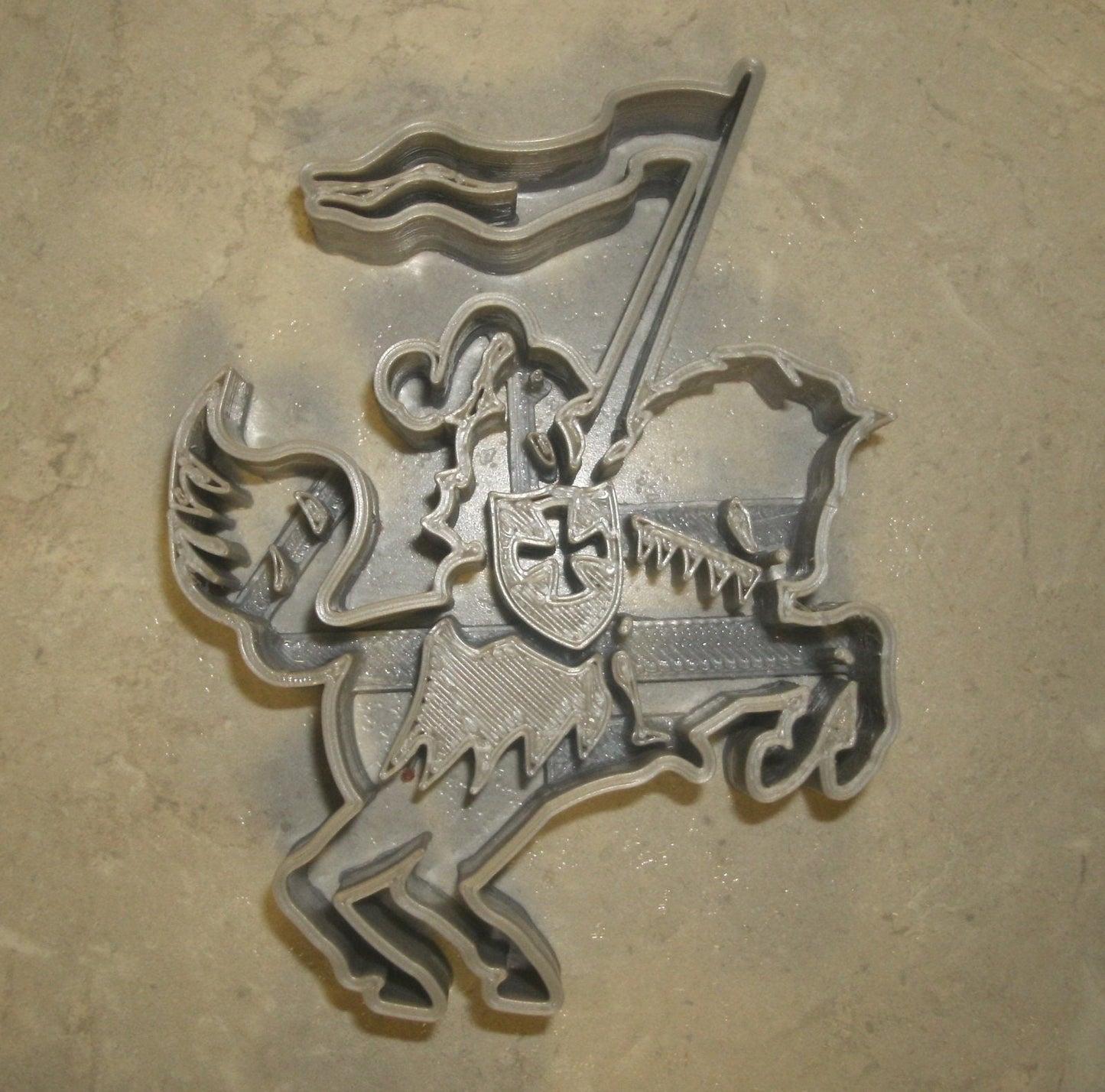 Knight on Horse with Lance Cookie Cutter Made In USA PR775