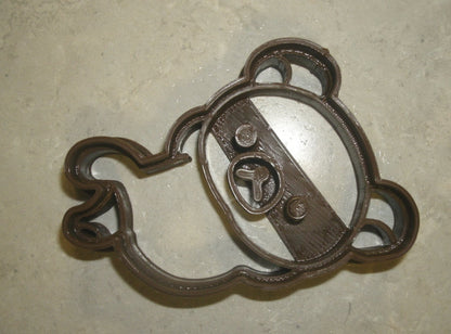 Teddy Bear Laying Down Relaxing Cookie Cutter Made In USA PR778