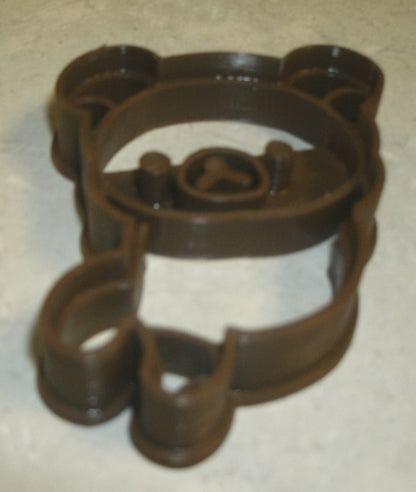 6x Teddy Bear Fondant Cutter Cupcake Topper 1.75 IN USA FD778