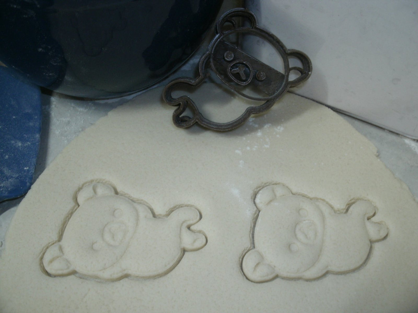 Teddy Bear Laying Down Relaxing Cookie Cutter Made In USA PR778