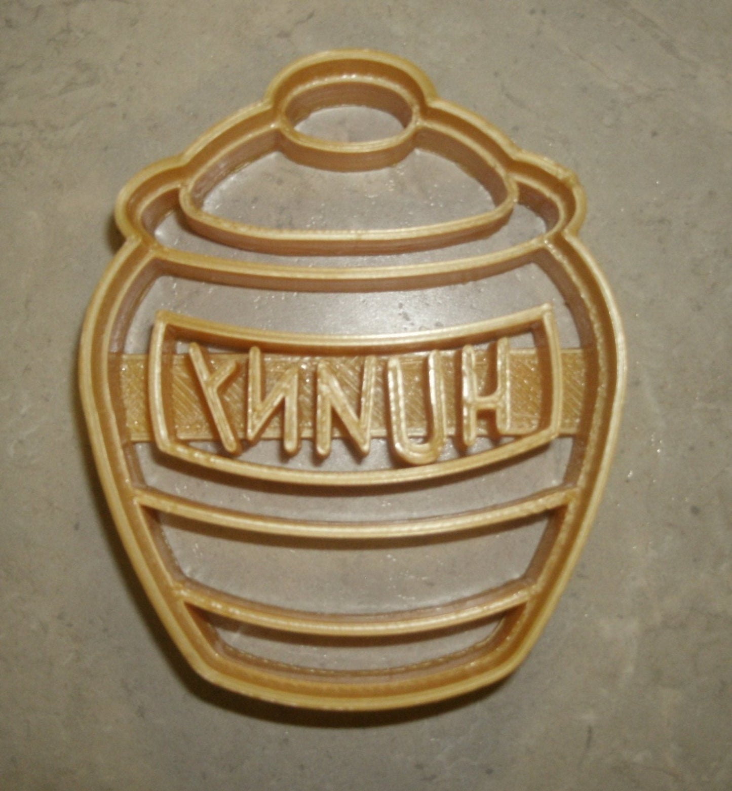 6x Honey Hunny Pot Fondant Cutter Cupcake Topper 1.75 IN USA FD797