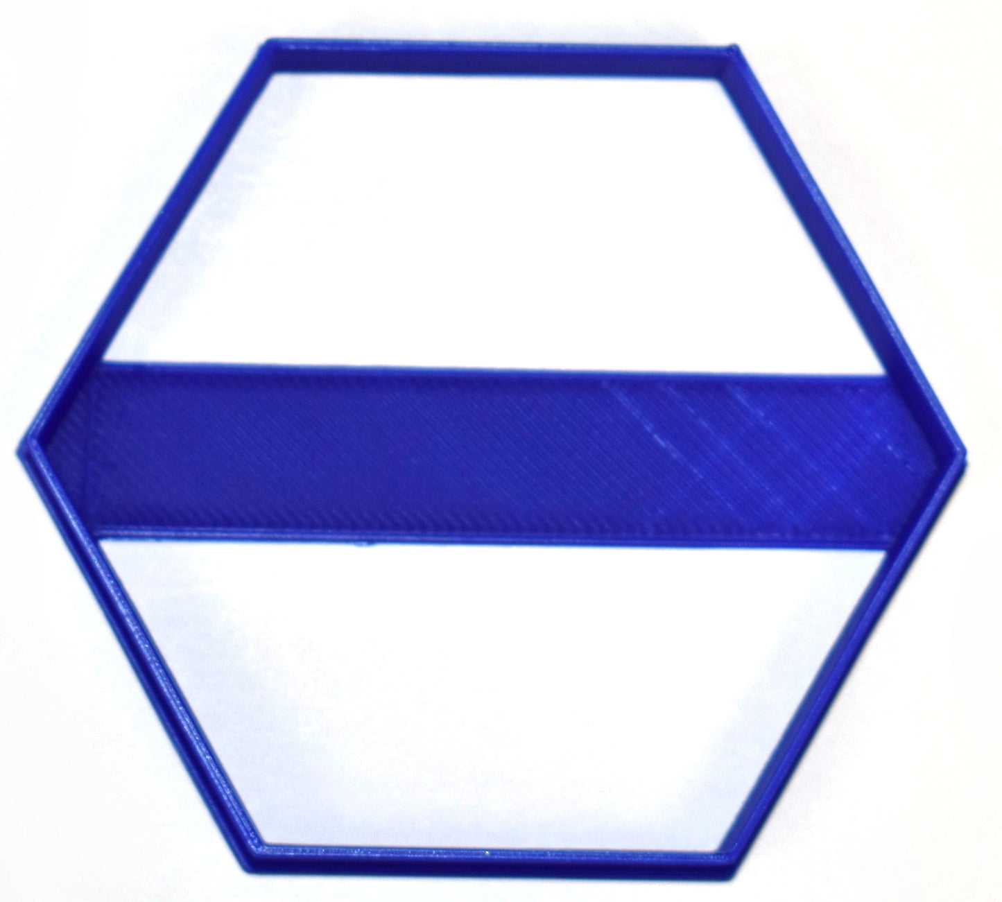 Hexagon 6 Sided Shape Outline Cookie Cutter Made In USA PR798