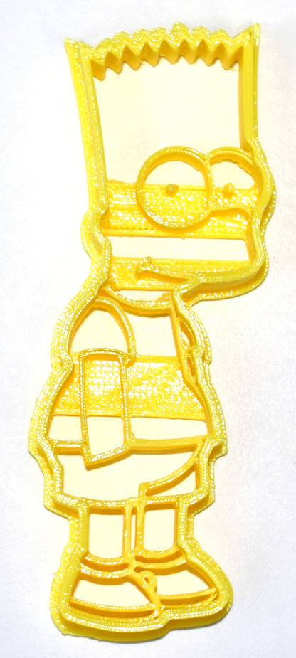 6x Bart Simpson Fondant Cutter Cupcake Topper 1.75 IN USA FD801