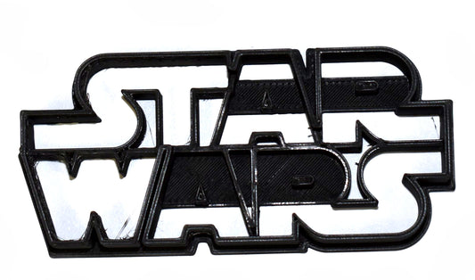 6x Star Wars Logo Fondant Cutter Cupcake Topper 1.75 IN USA FD806