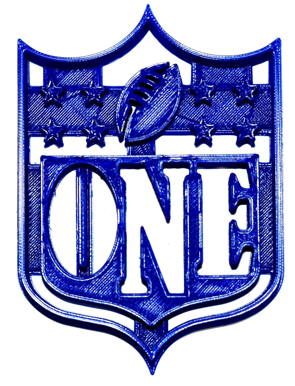 6x NFL Logo with One Fondant Cutter Cupcake Topper 1.75 IN USA FD810