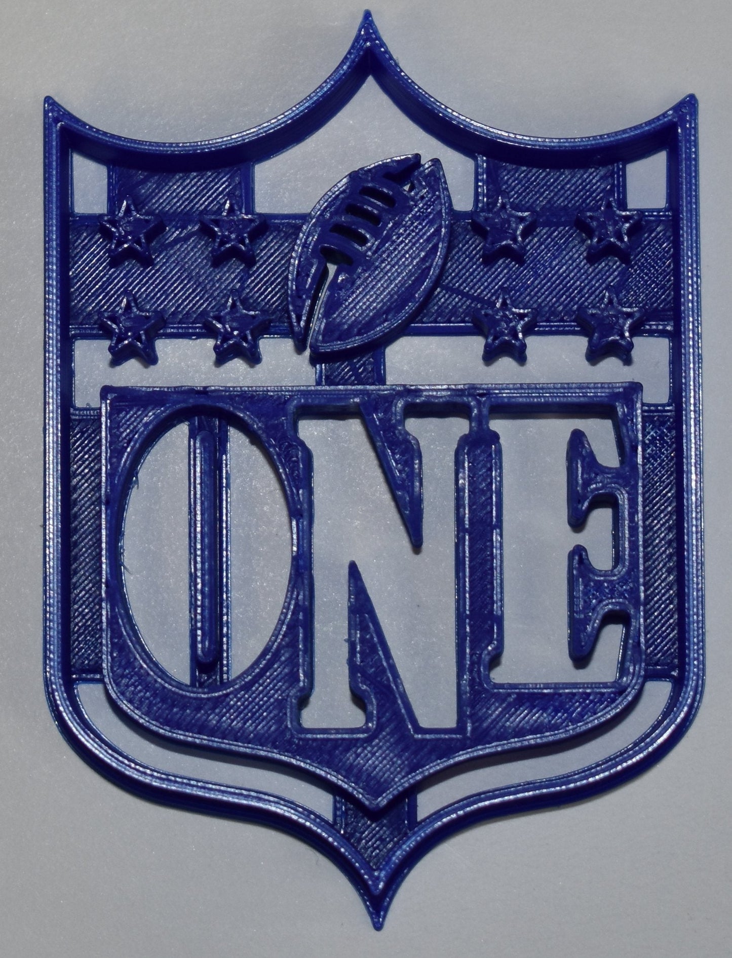 6x NFL Logo with One Fondant Cutter Cupcake Topper 1.75 IN USA FD810