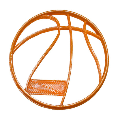6x Basketball Ball Fondant Cutter Cupcake Topper 1.75 IN USA FD812
