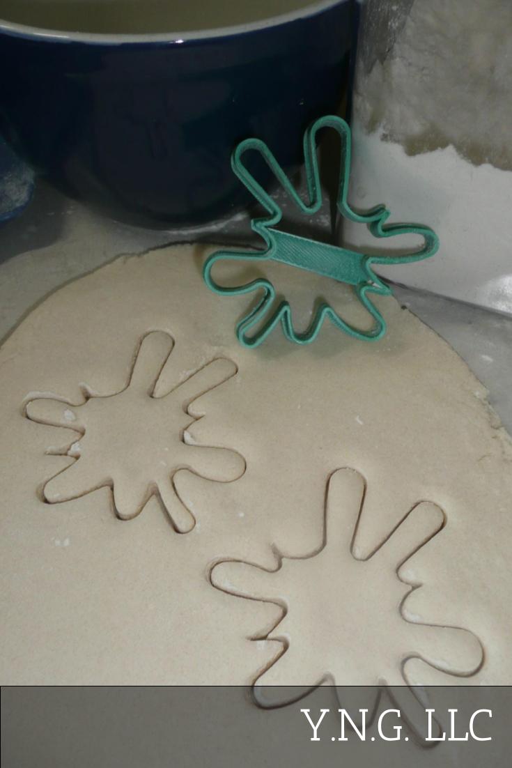 Paint Splatter Artist Painter Art Splash Cookie Cutter Made In USA PR818