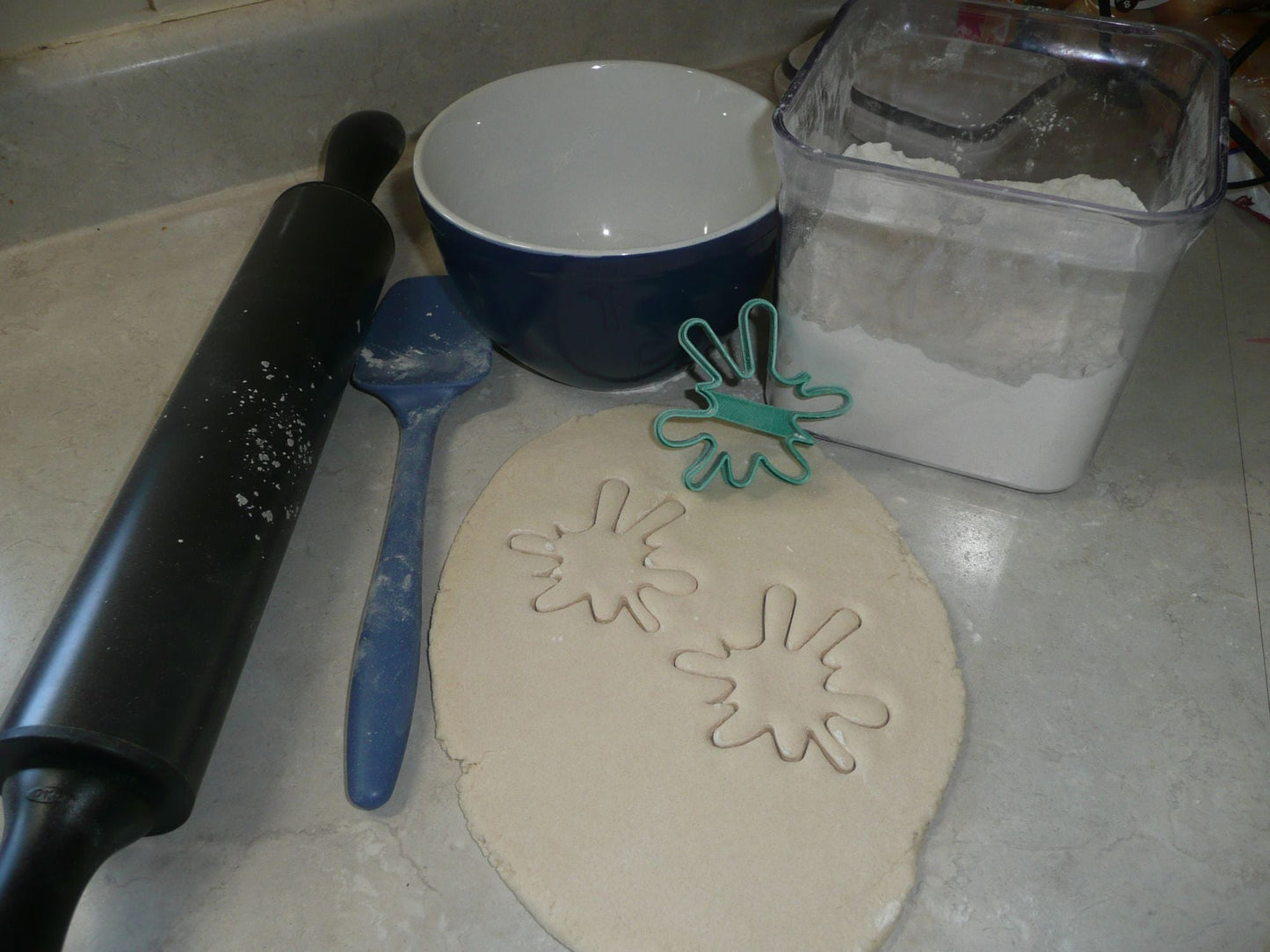 Paint Splatter Artist Painter Art Splash Cookie Cutter Made In USA PR818