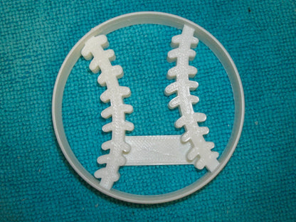 6x Baseball Ball Fondant Cutter Cupcake Topper 1.75 IN USA FD820