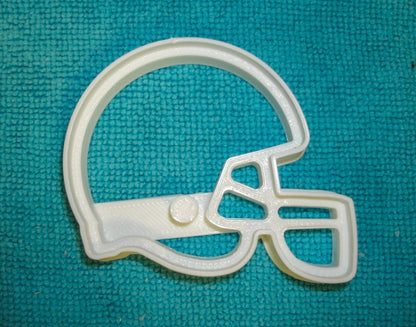 6x Football Helmet Fondant Cutter Cupcake Topper 1.75 IN USA FD821