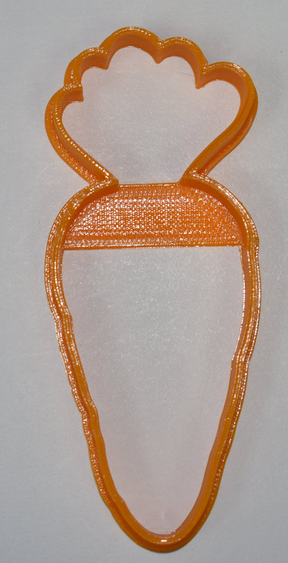 6x Carrot Root Fondant Cutter Cupcake Topper 1.75 IN USA FD823