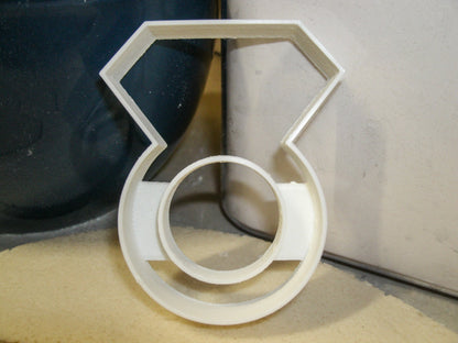 Diamond Ring Engagement Wedding Bridal Shower Cookie Cutter Made In USA PR824