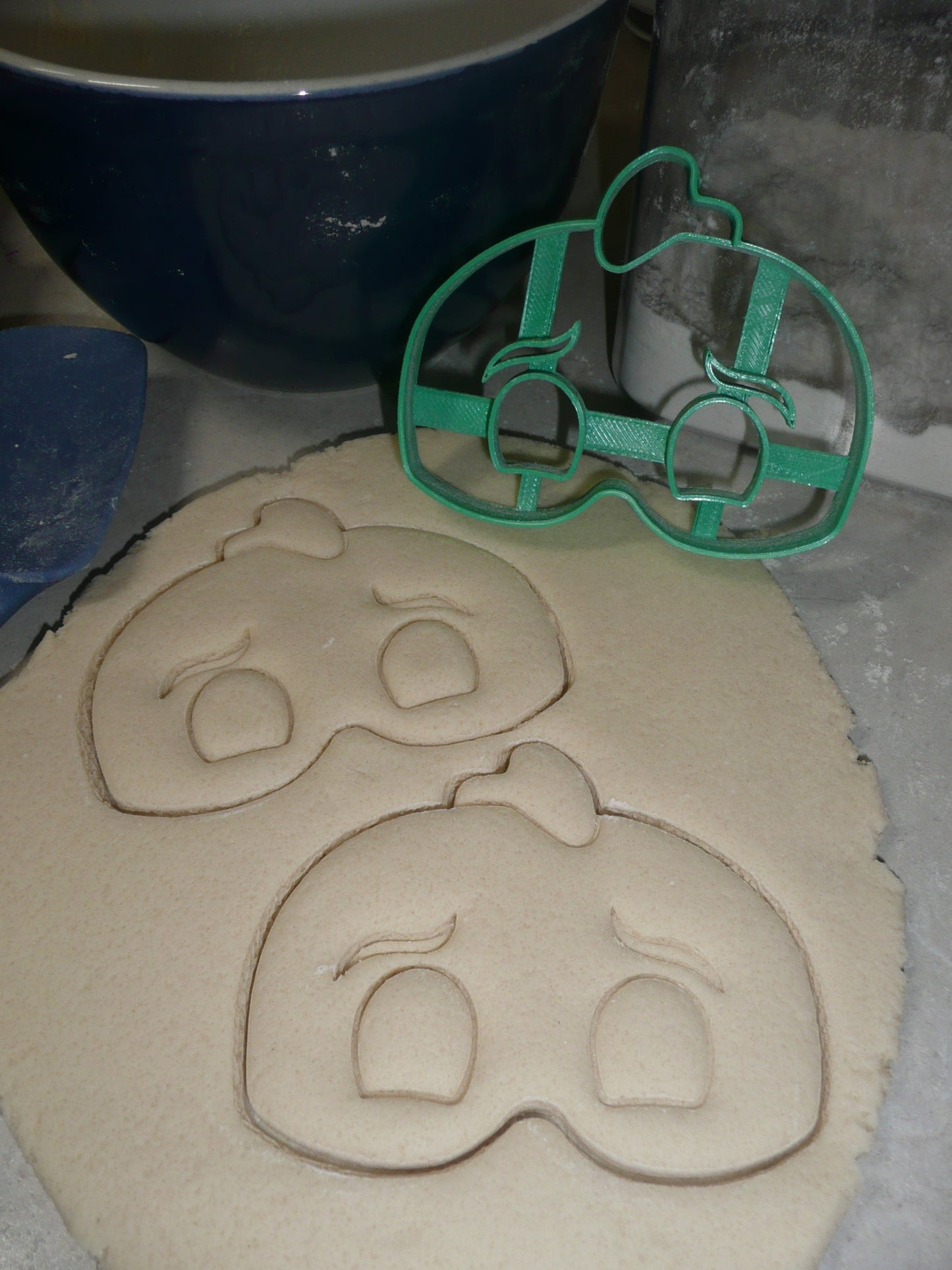 Gekko Detailed Mask PJ Masks TV Show Cookie Cutter Made In USA PR827