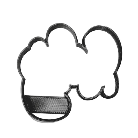6x Baby Word Fondant Cutter Cupcake Topper 1.75 IN USA FD845