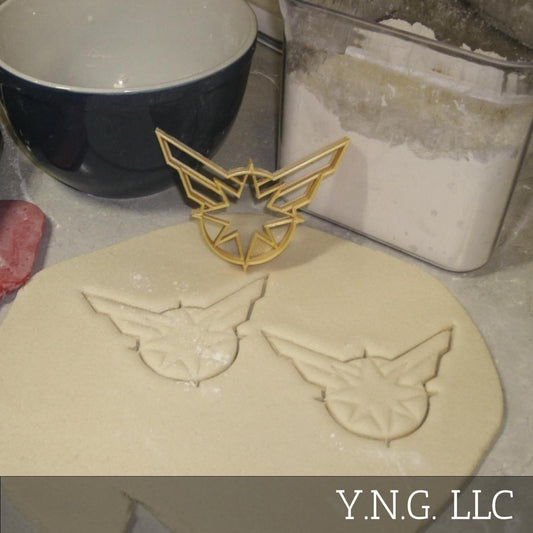 Captain Marvel Superhero Logo Comic Book Cookie Cutter Made In USA PR846
