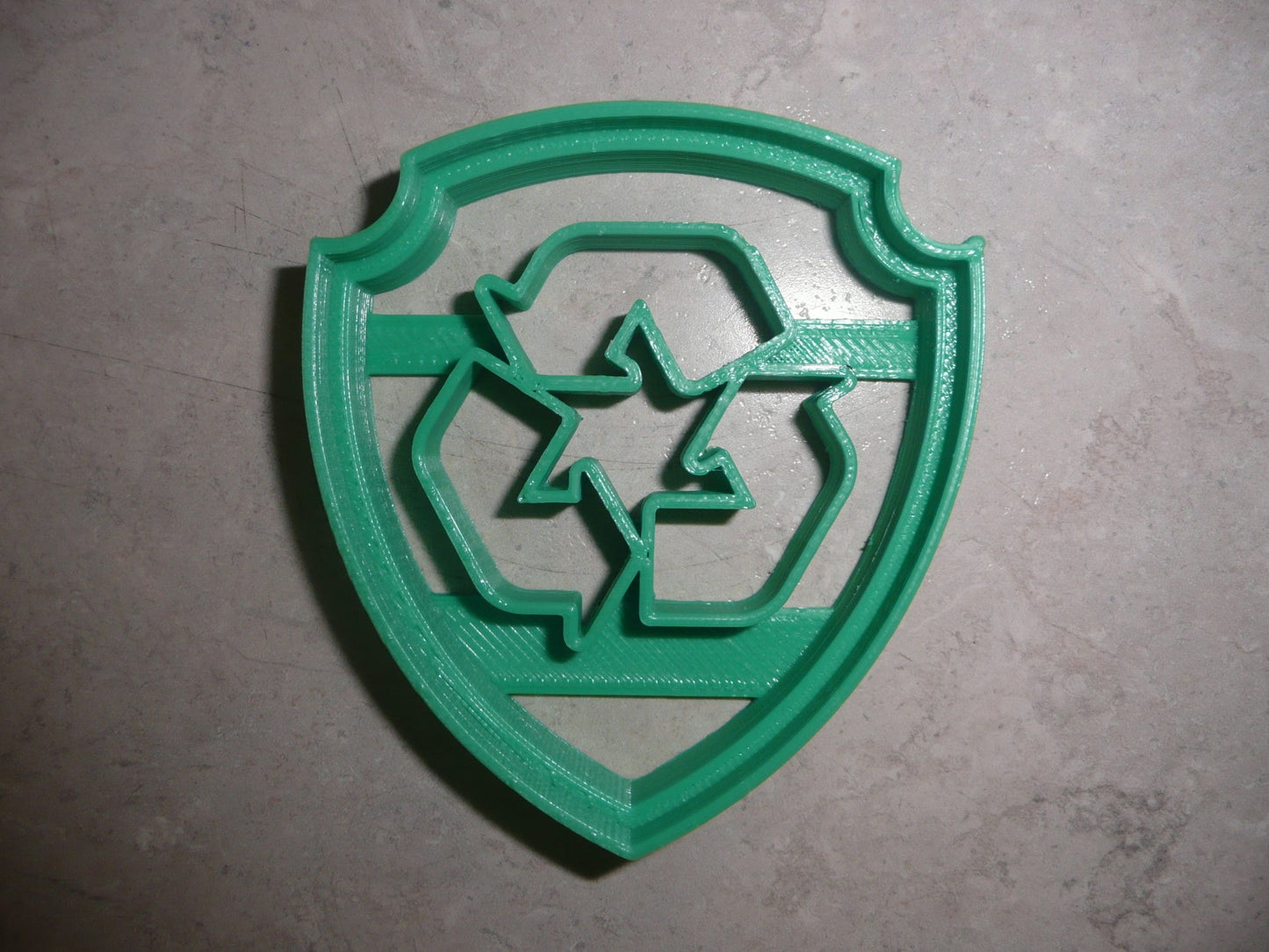 6x Rocky Badge Shield Fondant Cutter Cupcake Topper 1.75 IN USA FD850