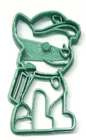 6x Rocky Paw Patrol Fondant Cutter Cupcake Topper 1.75 IN USA FD865
