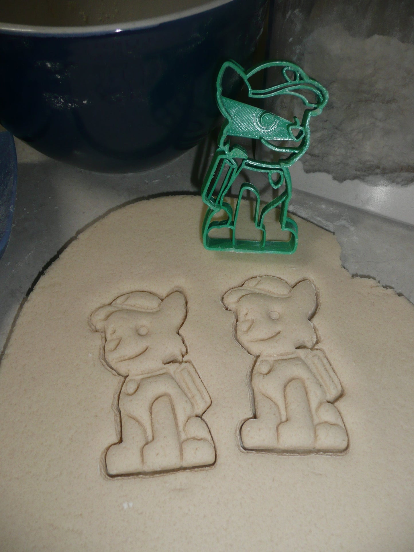Rocky Paw Patrol Eco Rescue Pup Recycling Cookie Cutter Made In USA PR865