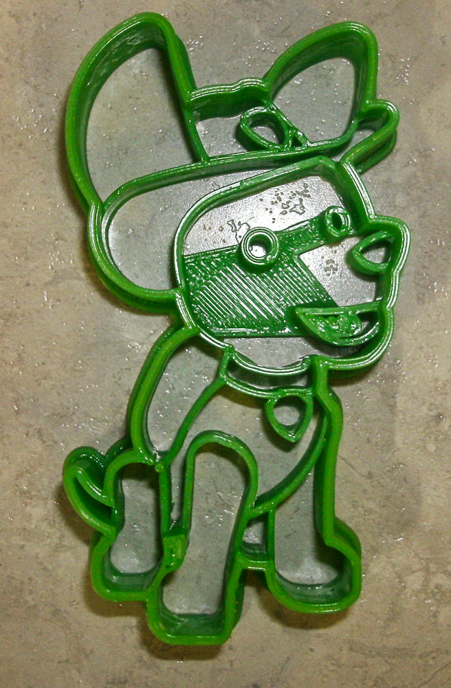 6x Tracker Paw Patrol Fondant Cutter Cupcake Topper 1.75 IN USA FD866