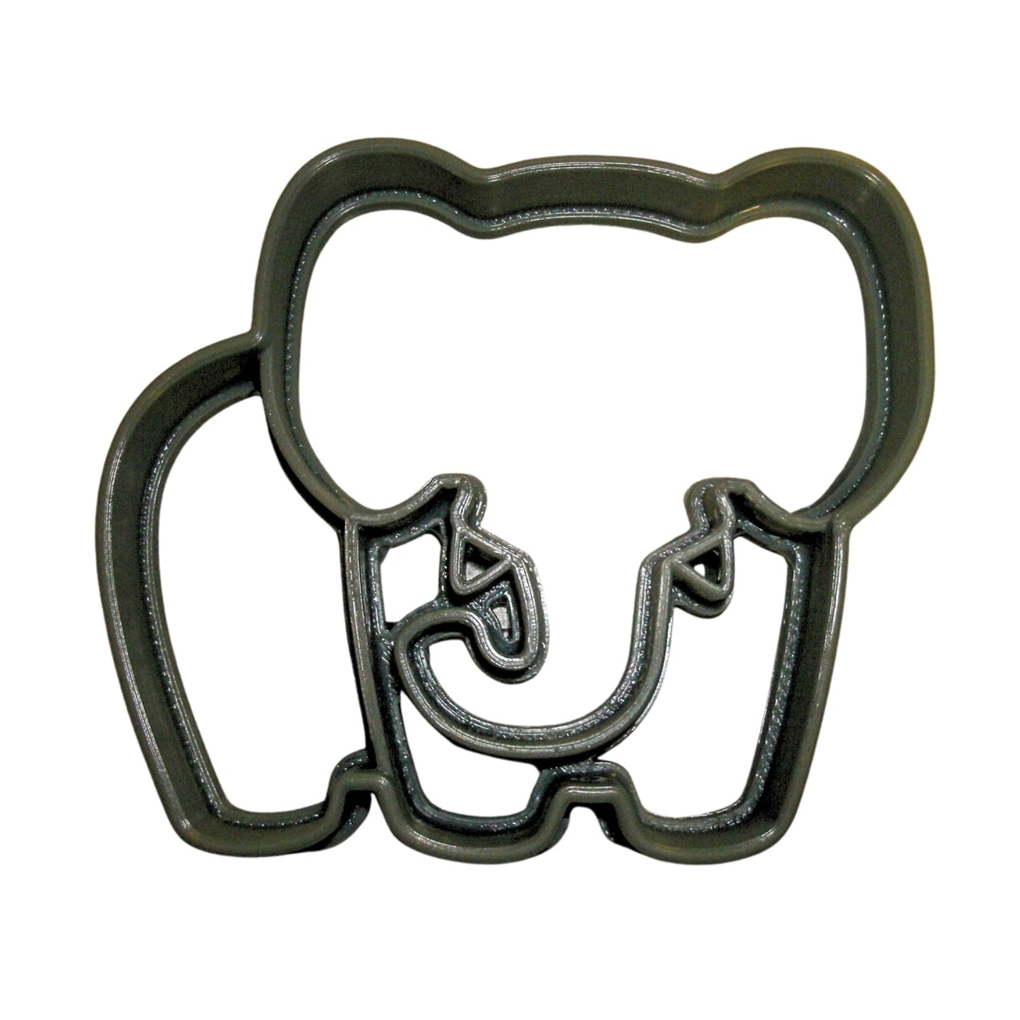 Elephant With Trunk Tusk Safari Animal Cookie Cutter Made In USA PR879