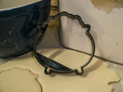 Cauldron Pot Of Gold Metal Pot Kettle Witch Cookie Cutter Made In USA PR881