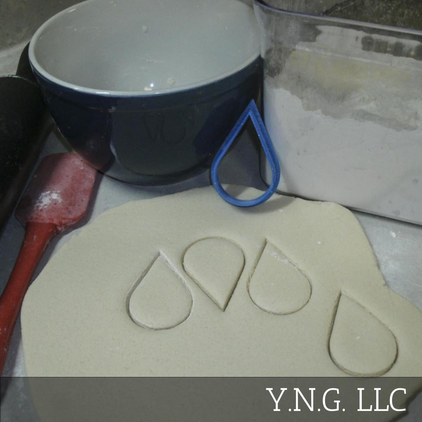 Raindrop Rain Shower Droplet Weather Cookie Cutter Made In USA PR884