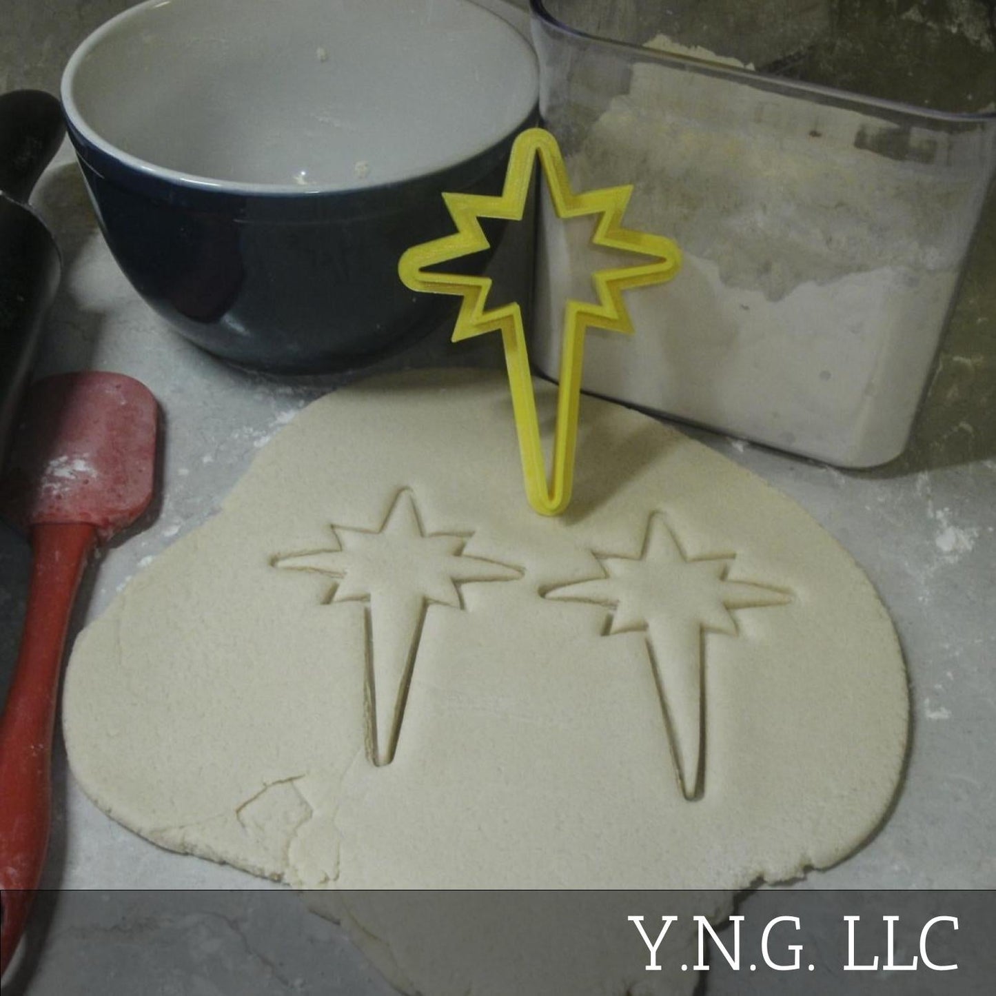 Bethlehem Star Nativity Scene Christmas Cookie Cutter Made In USA PR886