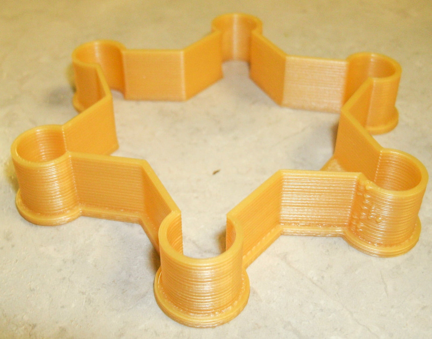 Sheriff Badge 6 Point Star Lawman Wild West Cookie Cutter Made In USA PR892