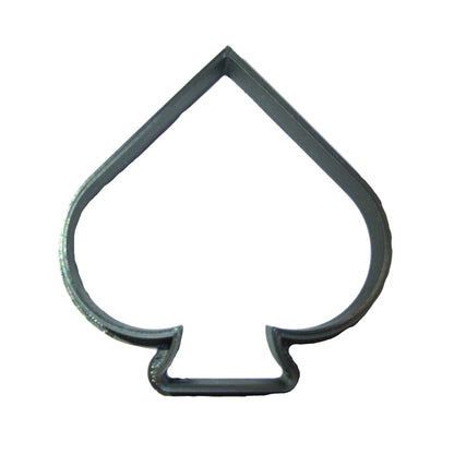 Black Spade Playing Cards Suits Game Cookie Cutter Made In USA PR899
