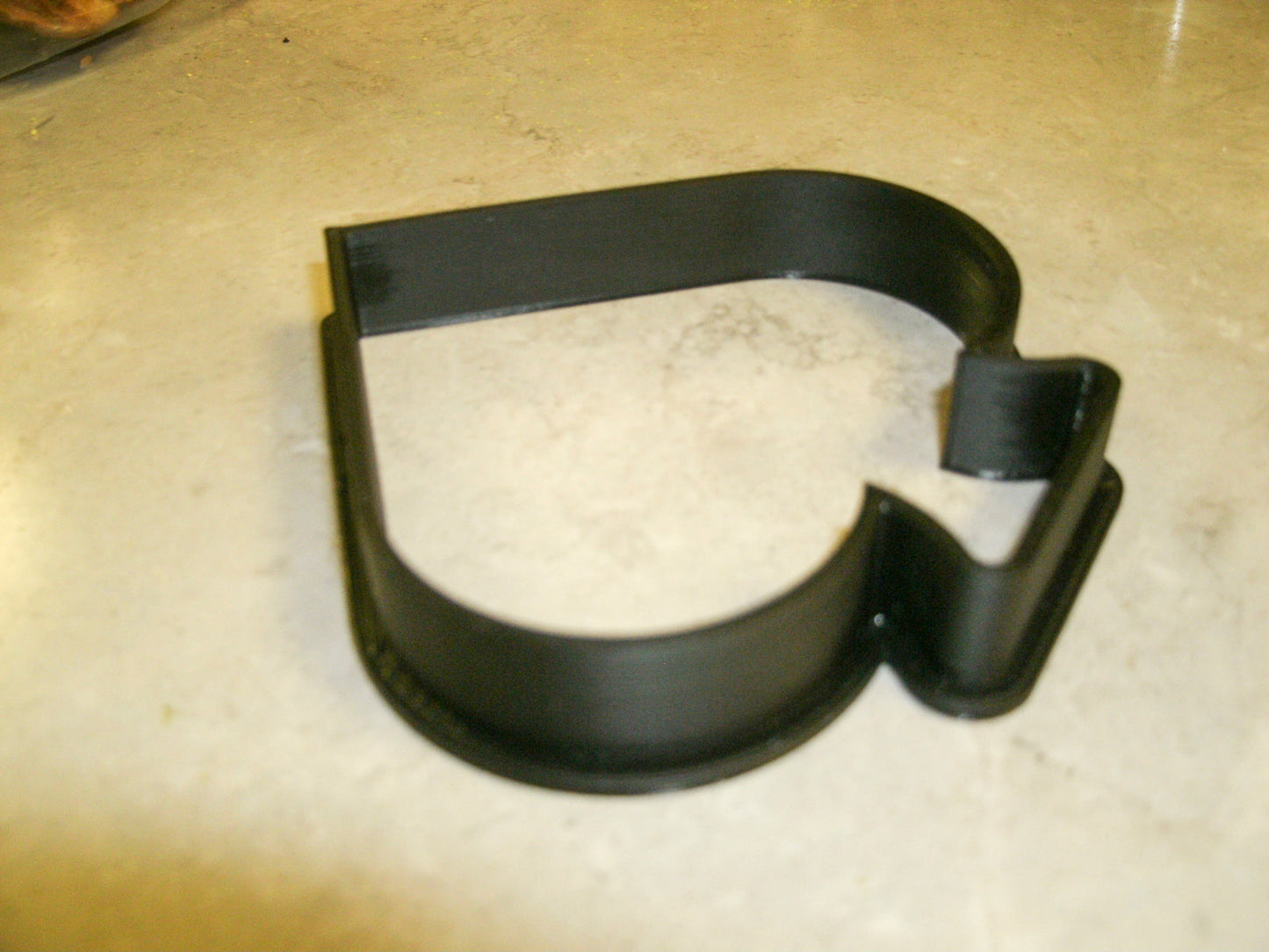 6x Black Spade Fondant Cutter Cupcake Topper 1.75 IN USA FD899