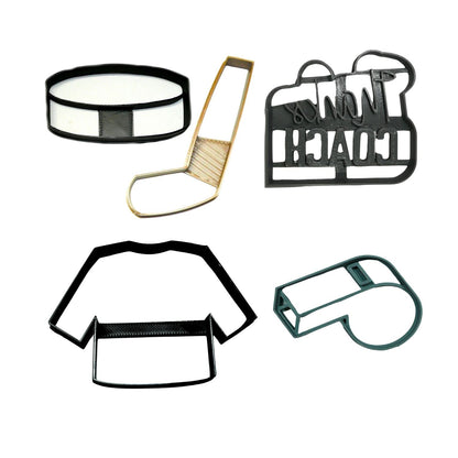 Thanks Coach Hockey Team Set Of 5 Cookie Cutters Made In USA PR9001
