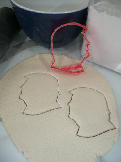 Trump MAGA Theme Baseball Hat Set Of 2 Cookie Cutters Made In USA PR9008