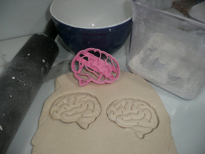 Biology Theme Chromosome DNA Brain Set Of 6 Cookie Cutters Made In USA PR9014