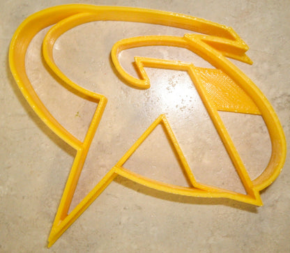 6x Robin R Logo Batman Fondant Cutter Cupcake Topper 1.75 IN USA FD903