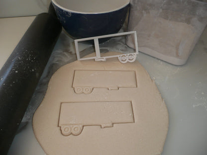 Over The Road Truck Driver Trucking Set Of 4 Cookie Cutters Made In USA PR9031