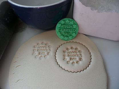 St Patricks Day Set Of 7 Cookie Stamps And Cookie Cutters Made In USA PR9062