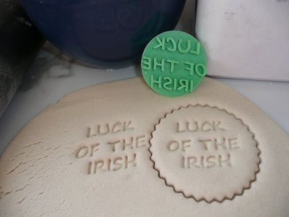 St Patricks Day Set Of 7 Cookie Stamps And Cookie Cutters Made In USA PR9062