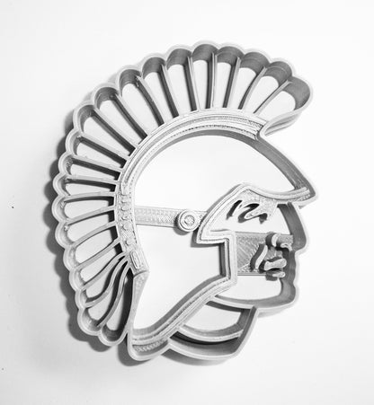 6x Trojans Spartan Fondant Cutter Cupcake Topper 1.75 IN USA FD935