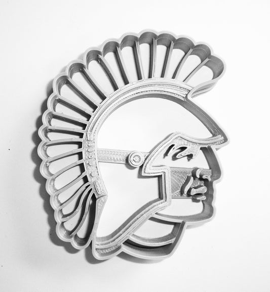 6x Trojans Spartan Fondant Cutter Cupcake Topper 1.75 IN USA FD935