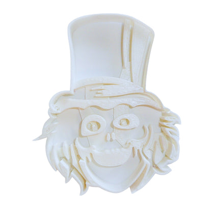 6x Hatbox Ghost Fondant Cutter Cupcake Topper 1.75 IN USA FD958