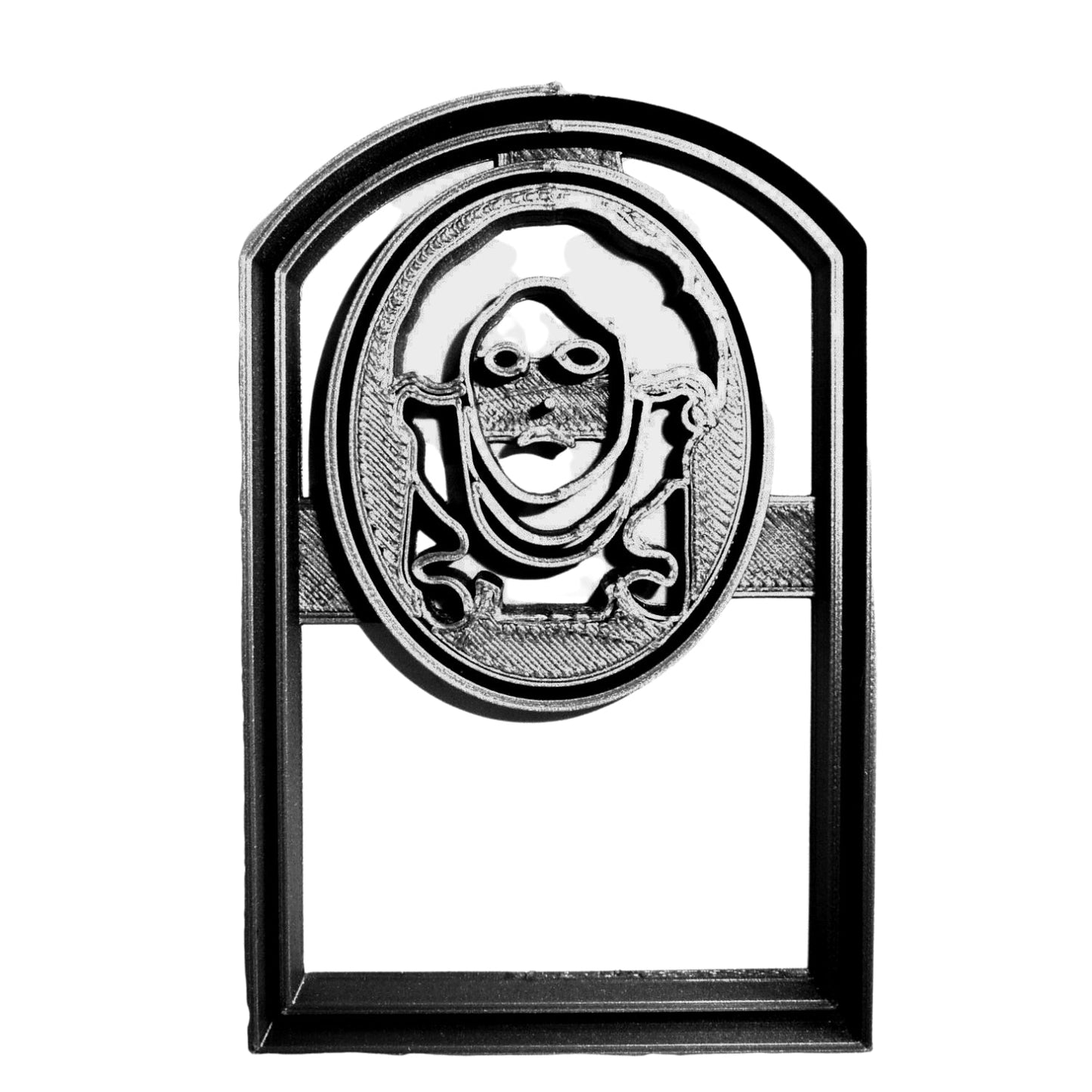6x Leota Headstone Fondant Cutter Cupcake Topper 1.75 IN USA FD963