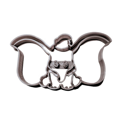6x Dumbo Elephant Fondant Cutter Cupcake Topper 1.75 IN USA FD988
