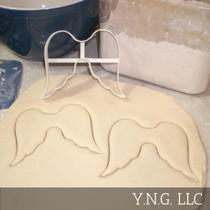 Angel Wings Heaven Sent Baby Shower Christmas Cookie Cutter Made In USA PR993