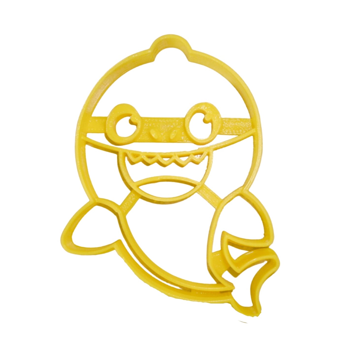 6x Baby Shark Kid Song Fondant Cutter Cupcake Topper 1.75 IN USA FD995