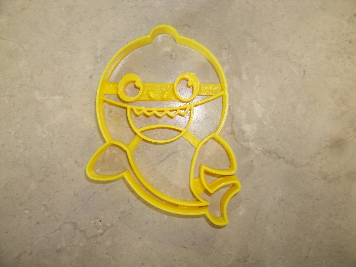 6x Baby Shark Kid Song Fondant Cutter Cupcake Topper 1.75 IN USA FD995