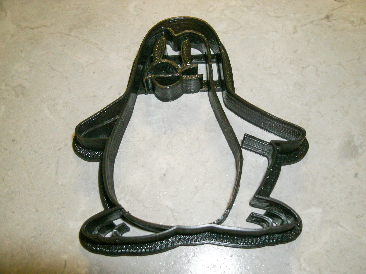 6x Penguin Detailed Fondant Cutter Cupcake Topper 1.75 IN USA FD379