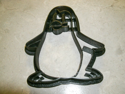 6x Penguin Detailed Fondant Cutter Cupcake Topper 1.75 IN USA FD379