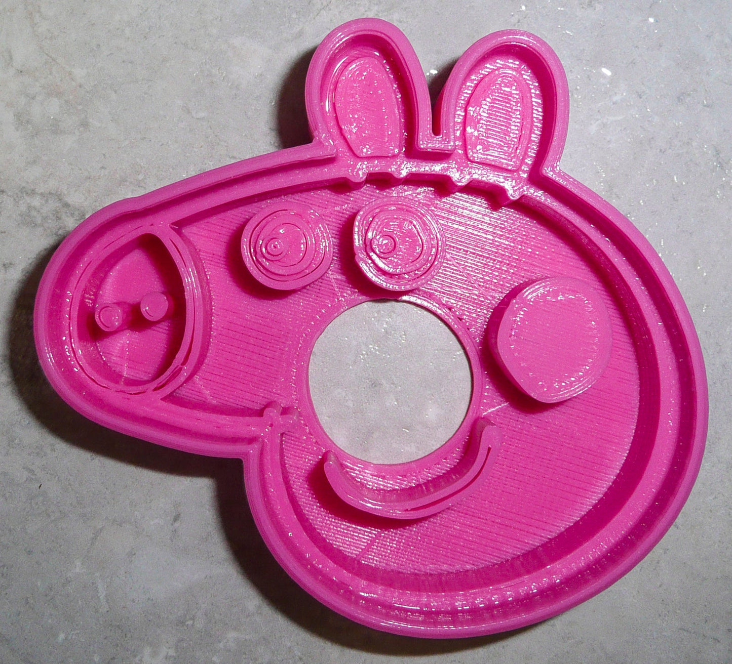 6x Peppa Pig Cartoon Fondant Cutter Cupcake Topper 1.75 IN USA FD428